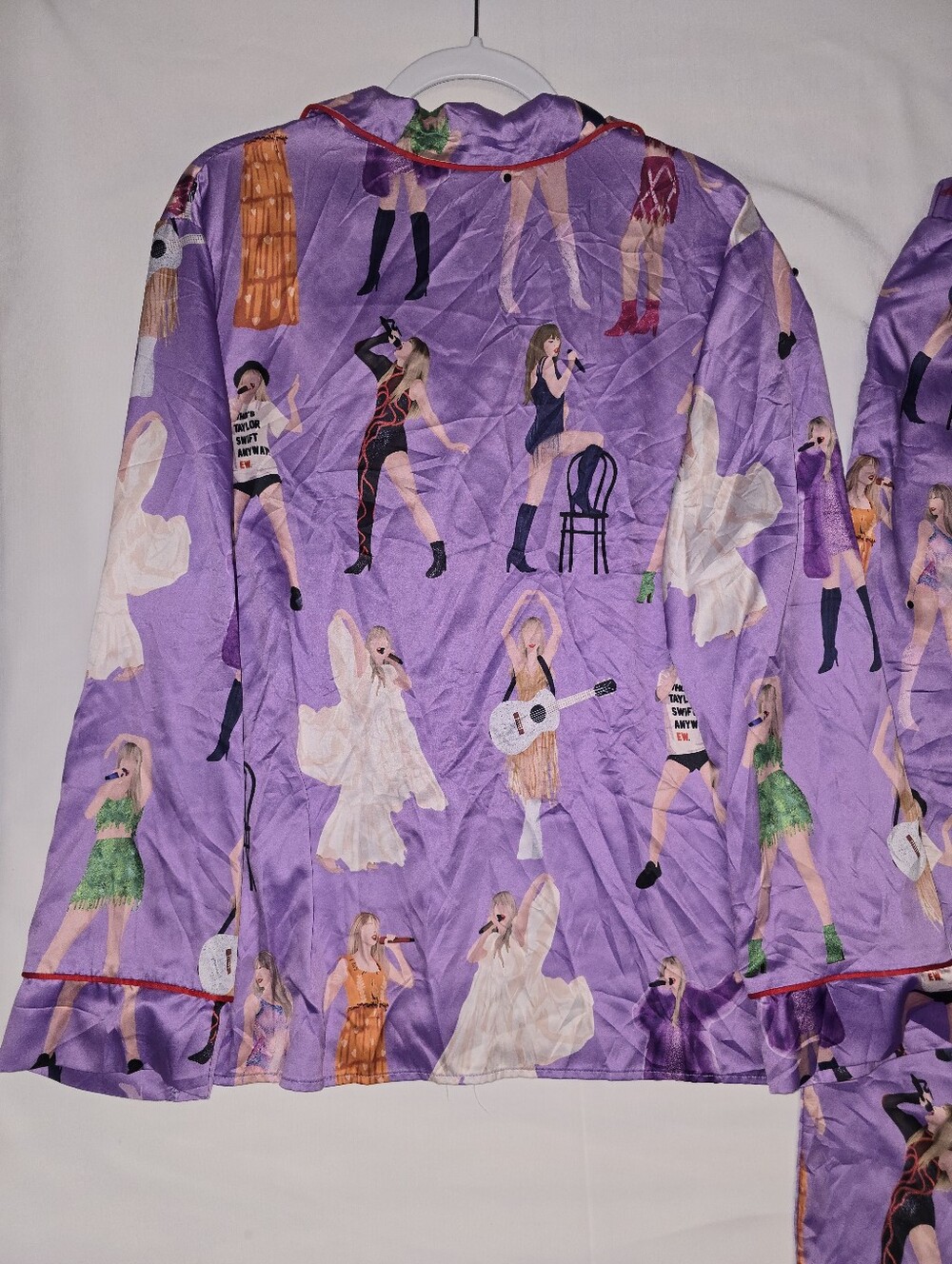 Taylor Swift Eras Tour Miami Satin Pajama Set For Women - Picture 4 of 11